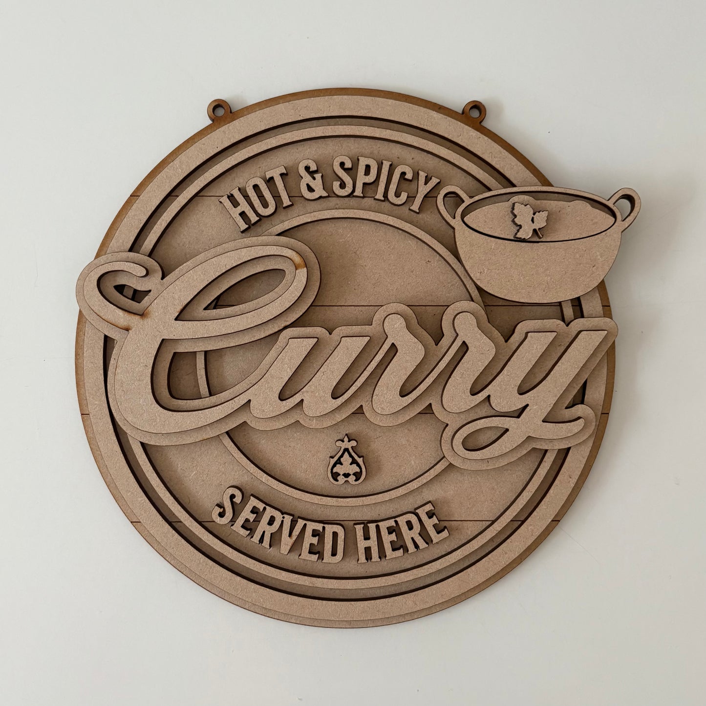 20cm Curry Sign
