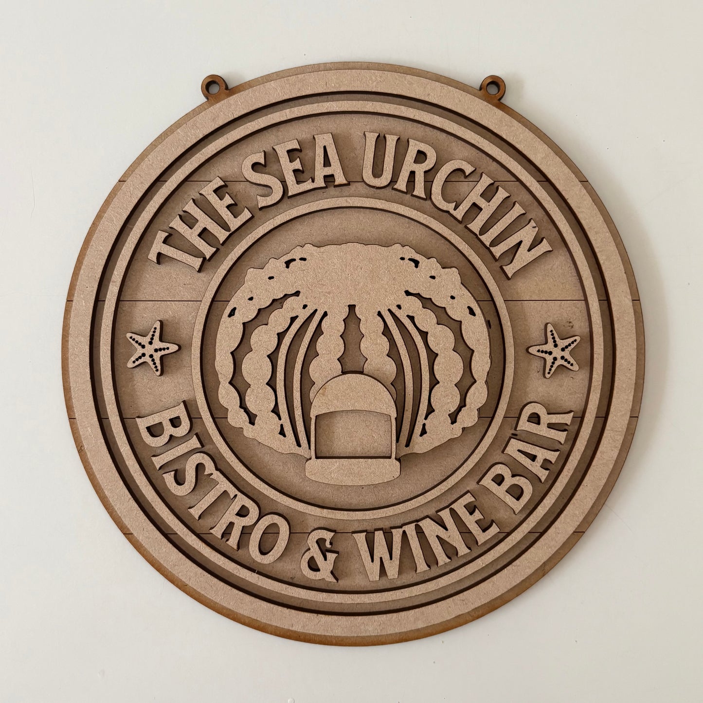 20cm The Sea Urchin Bistro & Wine Bar Sign