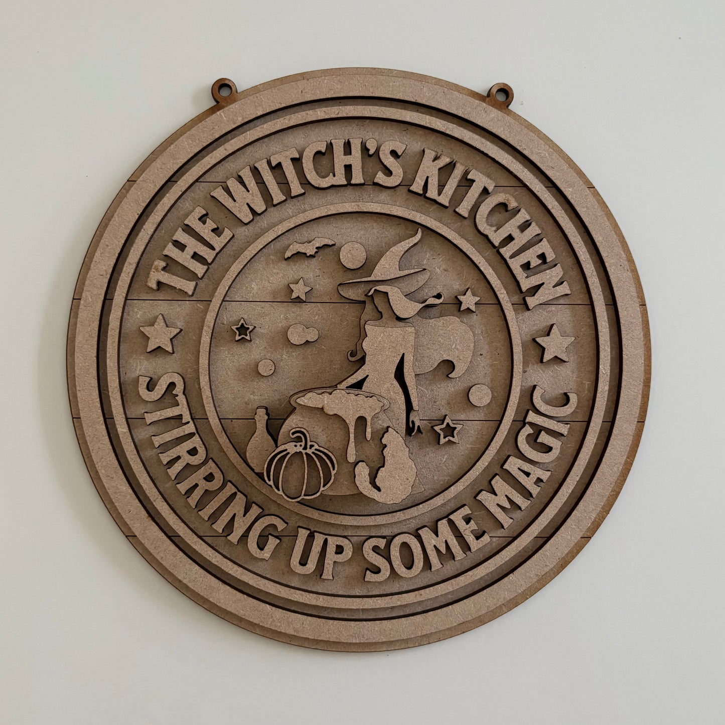 20cm The Witch's Kitchen Sign