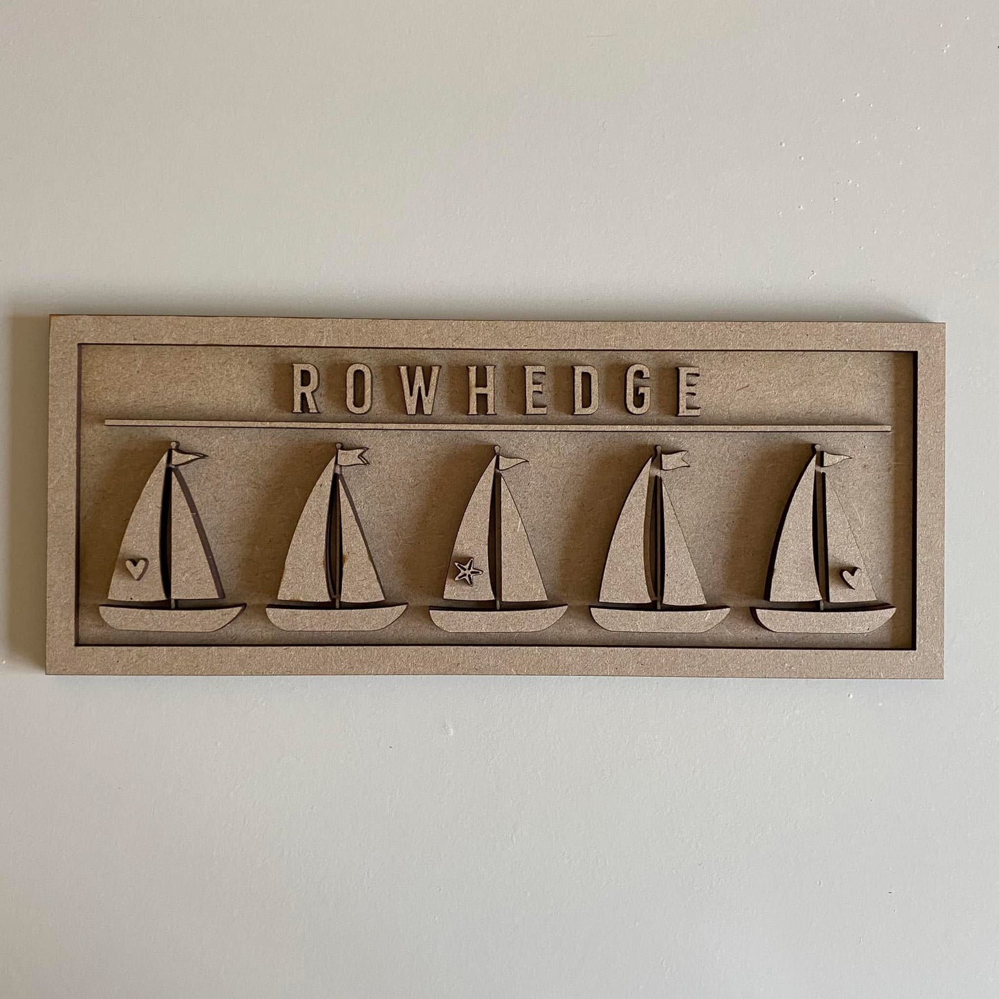 30cm Sailboats Sign