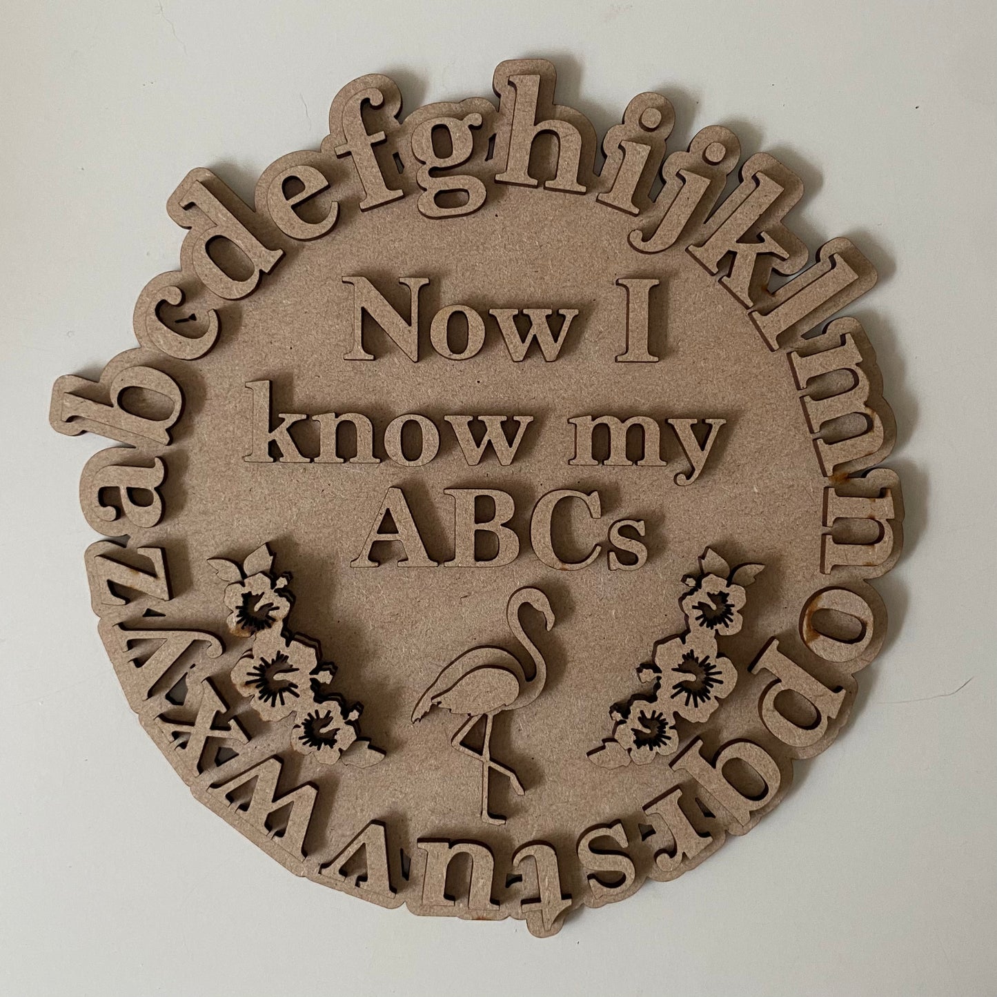 20cm Alphabet - Flamingo Sign