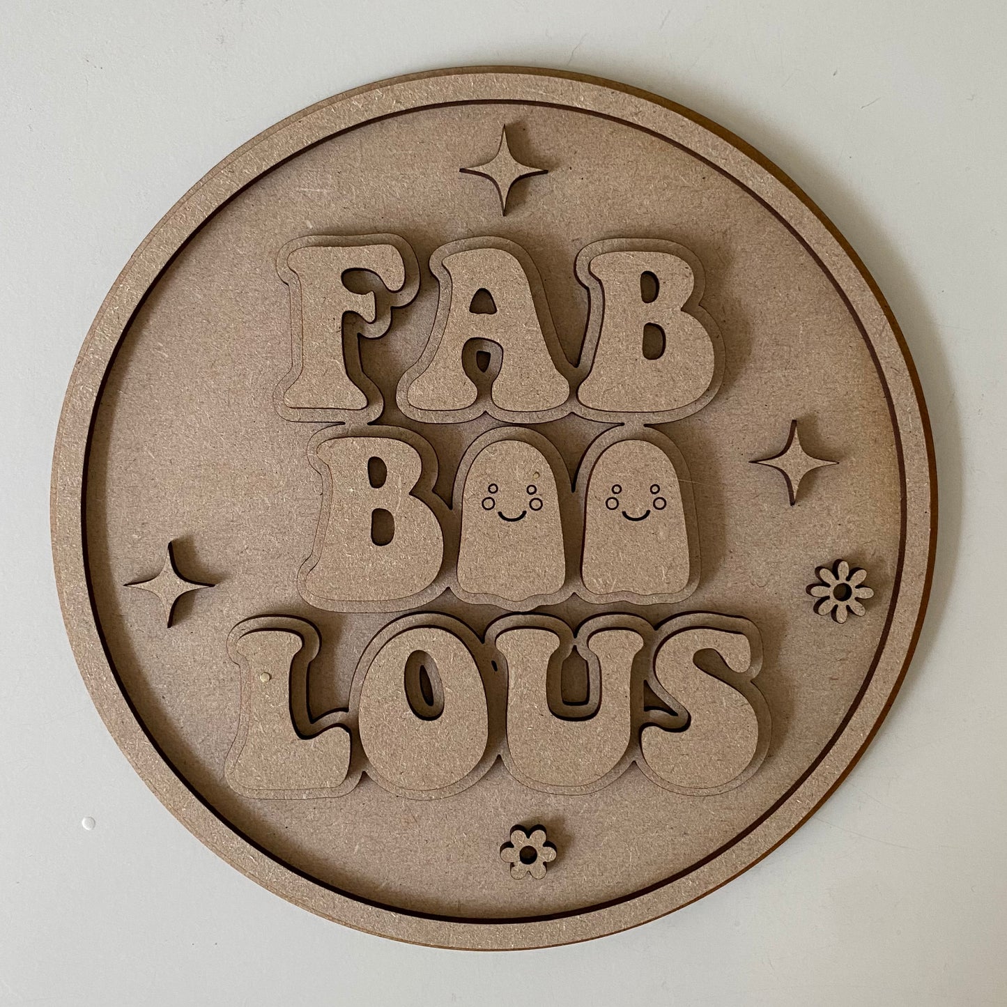 20cm Fab Boo Lous Sign