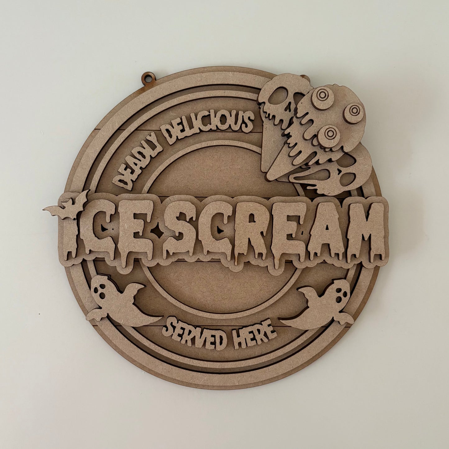 20cm Ice Scream Sign