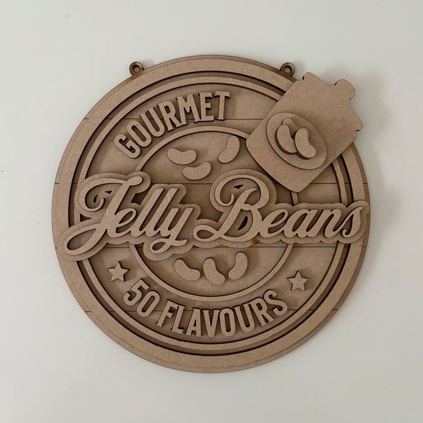 20cm Jelly Beans Sign