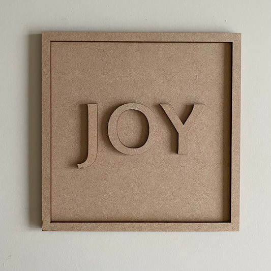 19cm Joy Sign