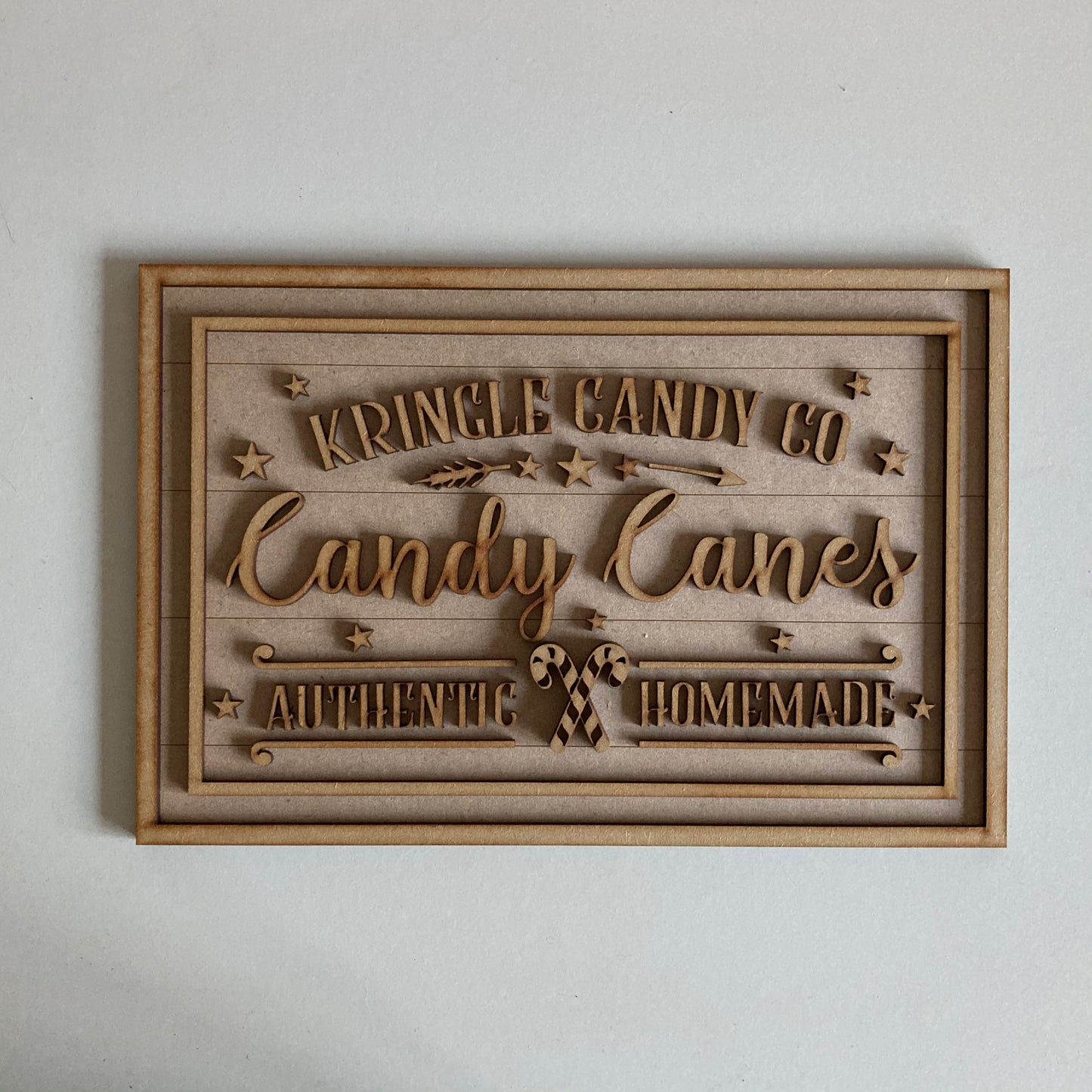 30cm KringleCandy Co. Sign