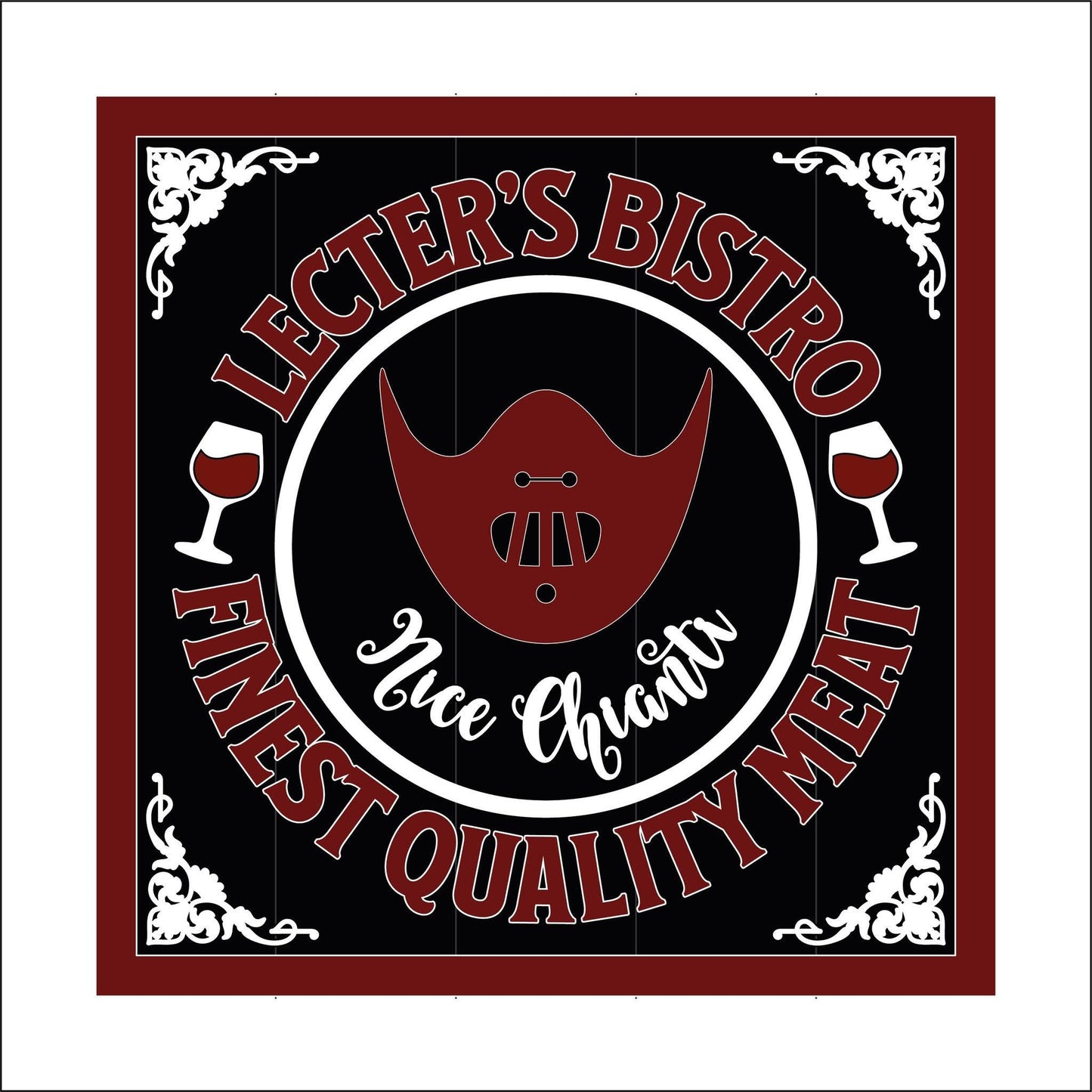 19cm Lecter's Bistro Sign
