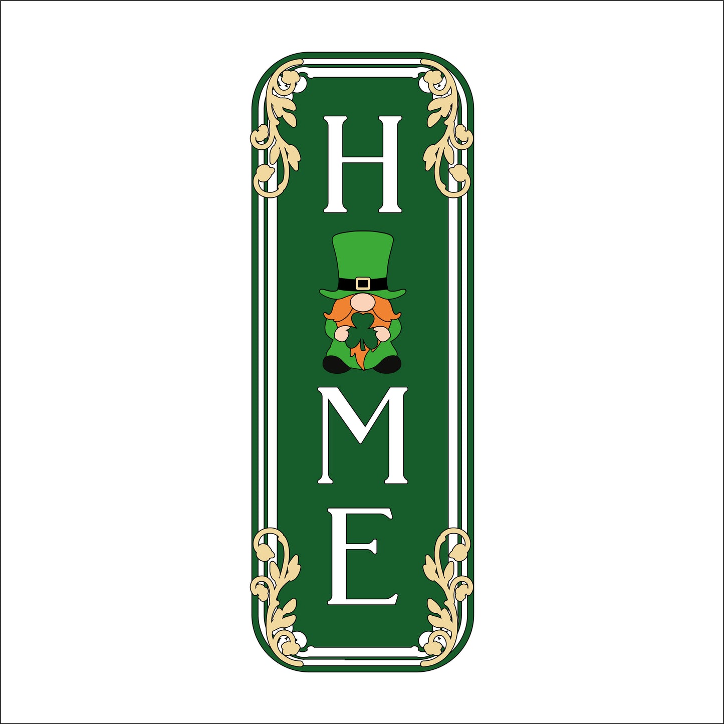 30cm Home - Leprechaun Gonk Sign