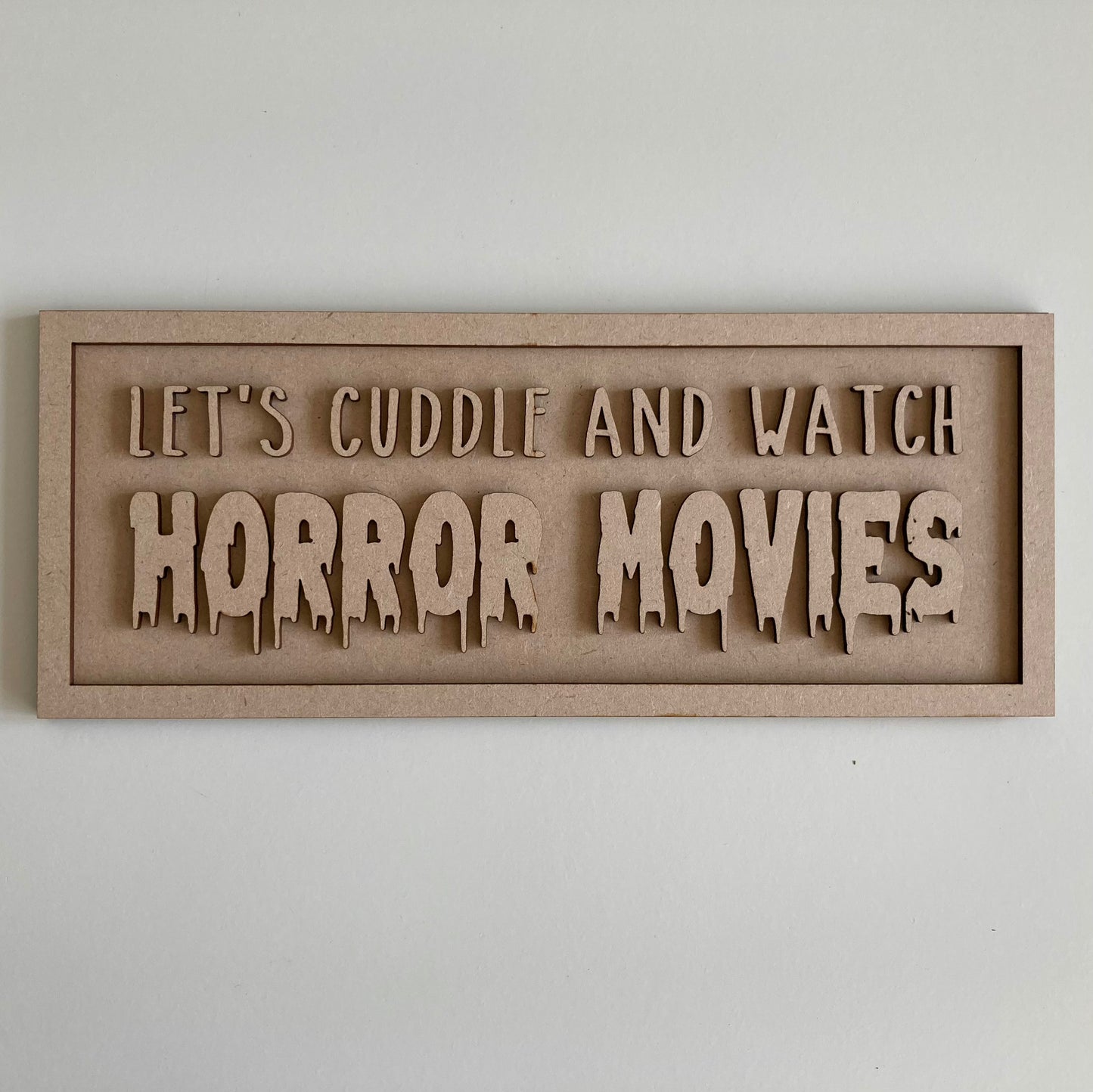 30cm Let's Cuddle And Watch Horror Movies