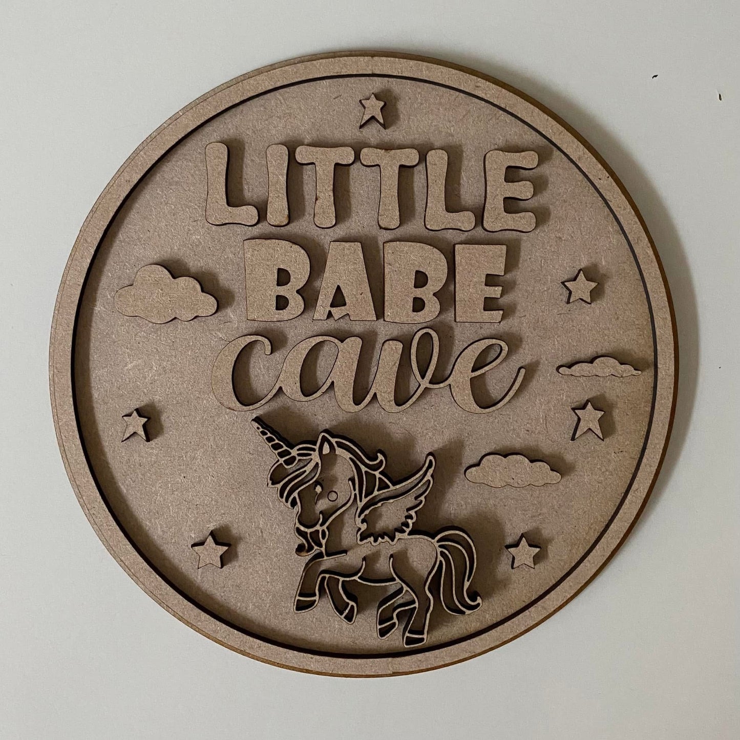 20cm Little Babe Cave Sign