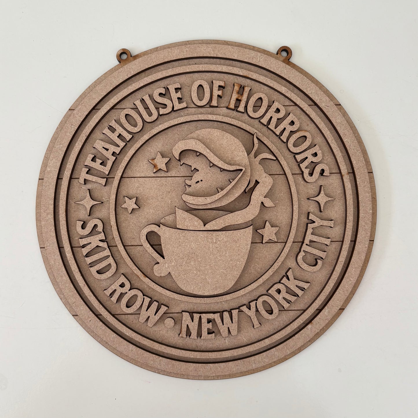 20cm Teahouse Of Horrors Sign