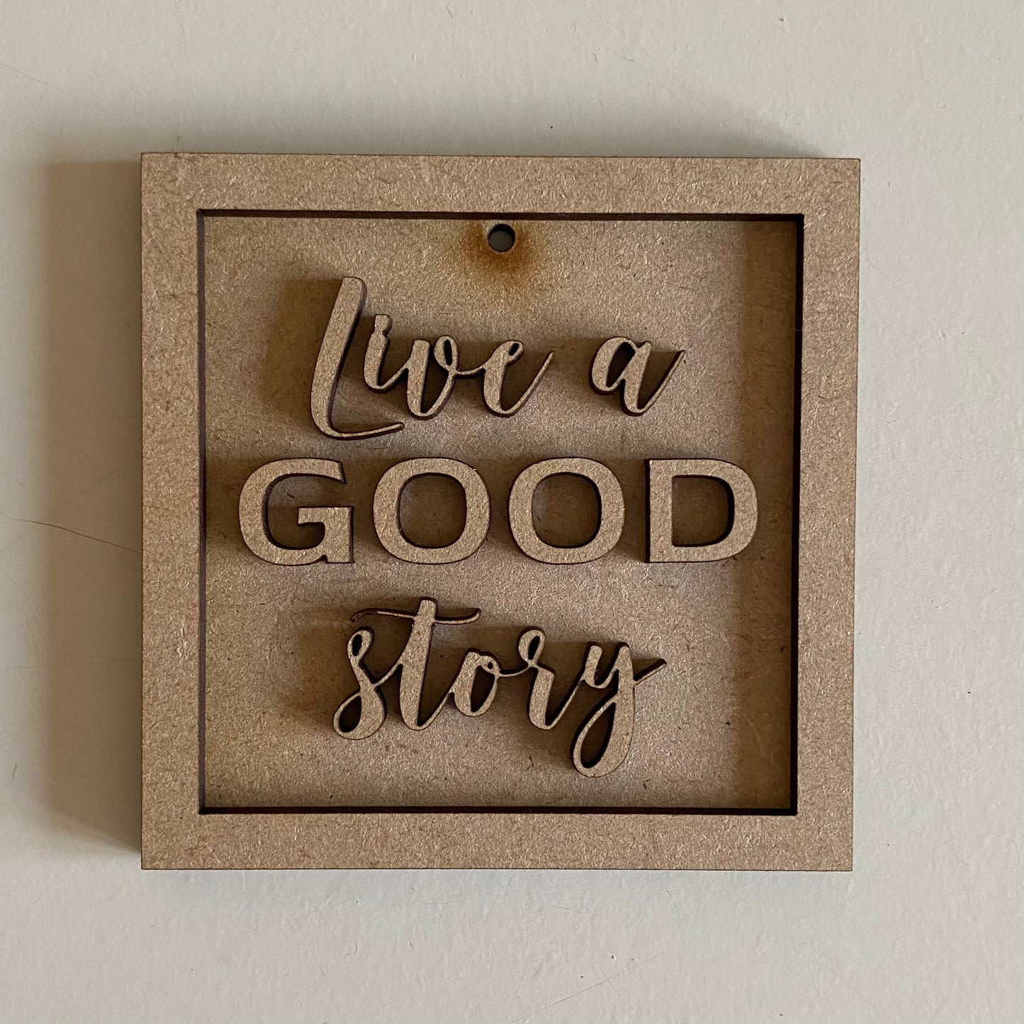 9cm Live A Good Story Mini Frame