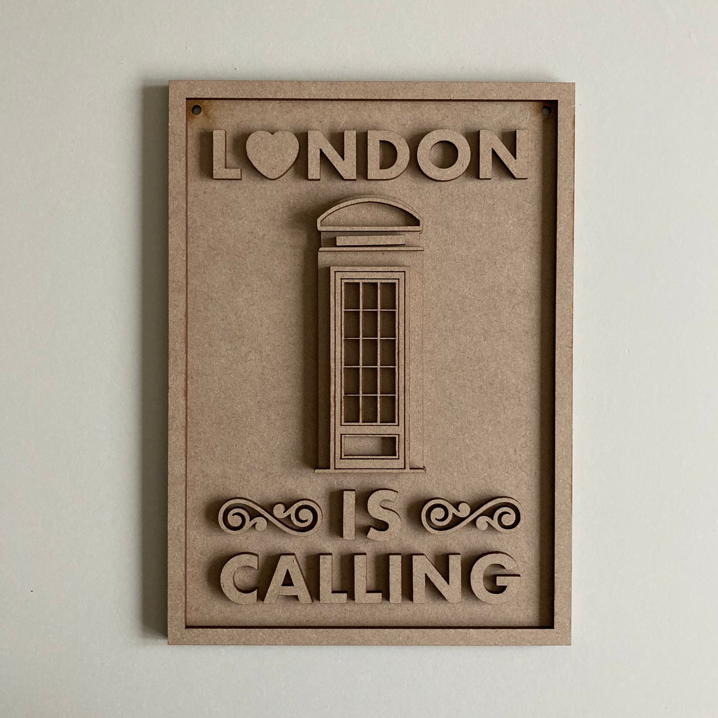 25cm London Is Calling Sign