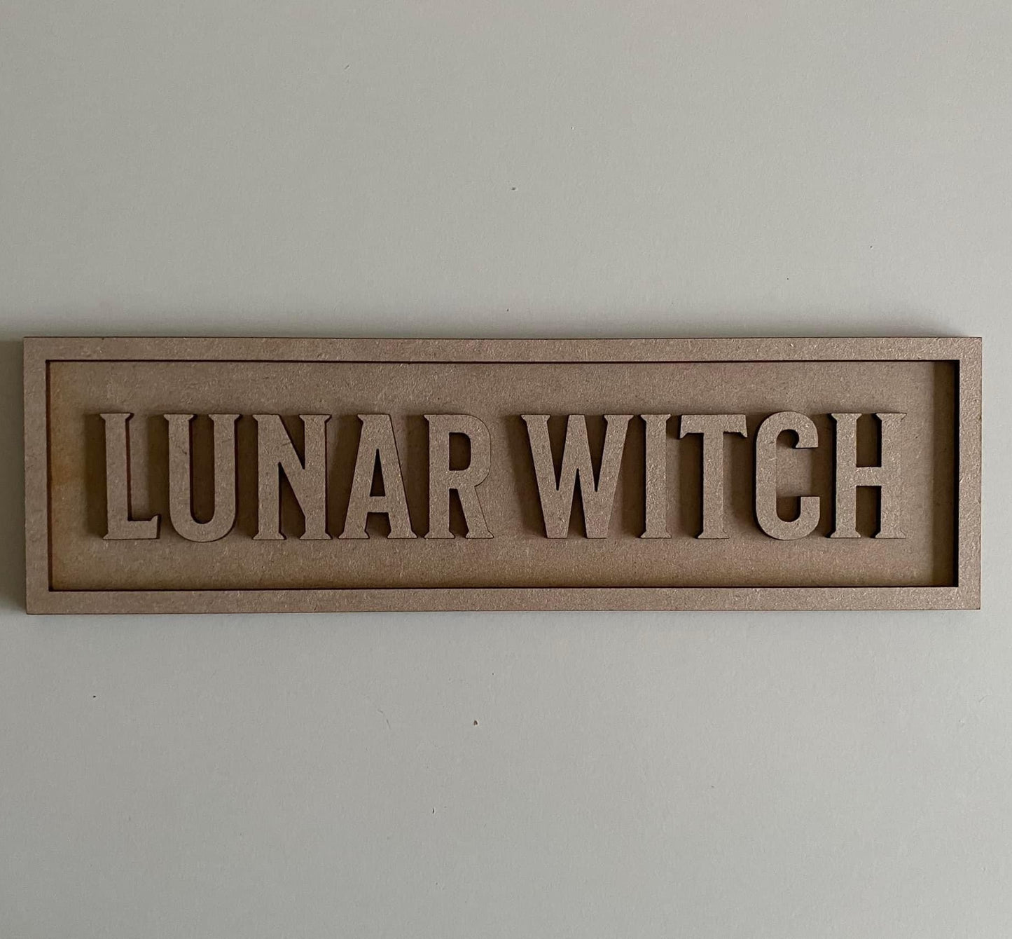30cm Luna Witch Sign