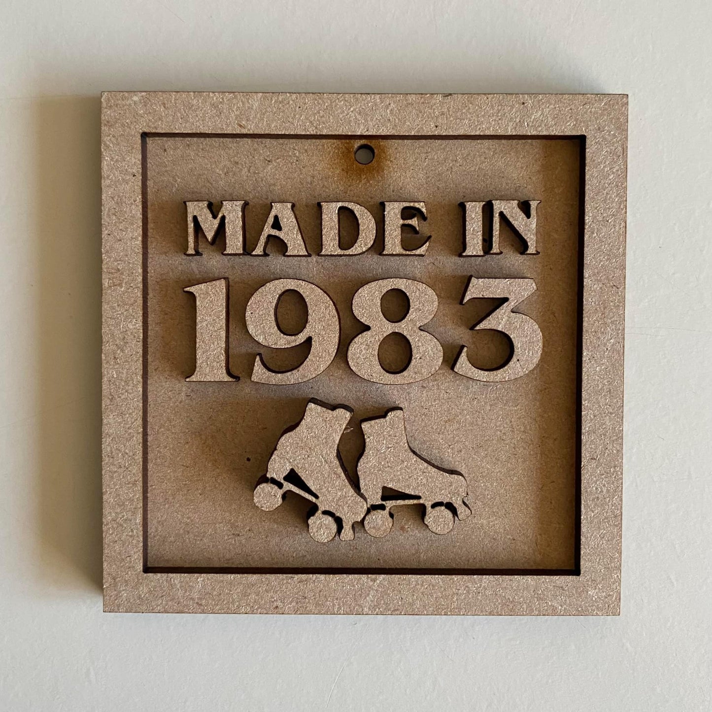 9cm Made In 1983 Roller Skates Mini Frame