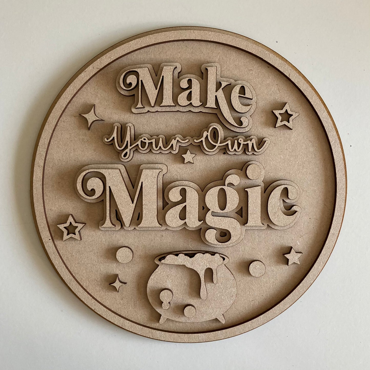 20cm Make Your Own Magic Sign