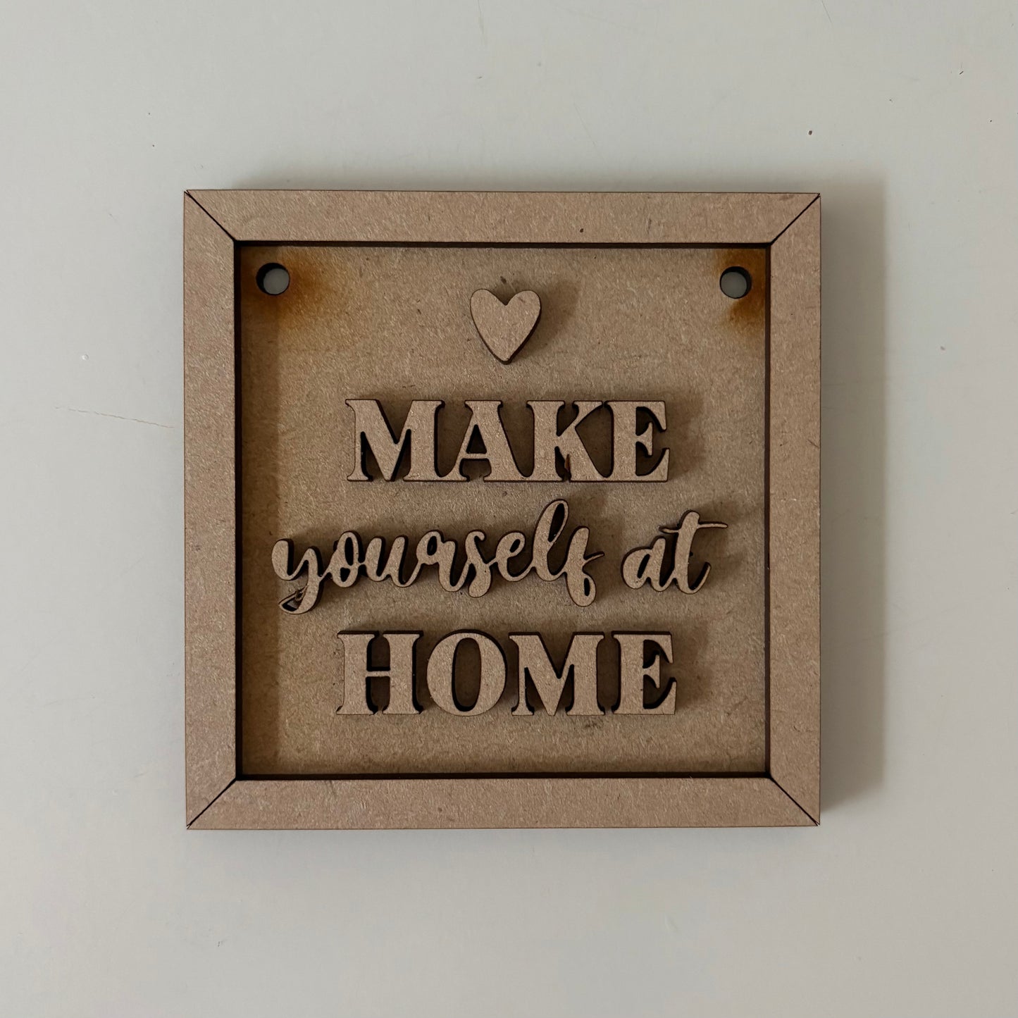 9cm Make Yourself At Home Mini Frame