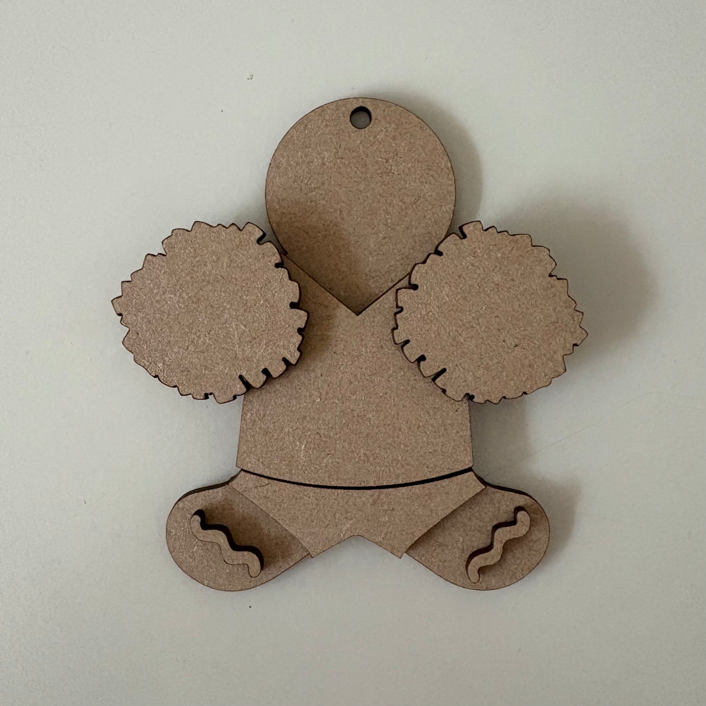 10cm Male Gingerbread Cheerleader Character