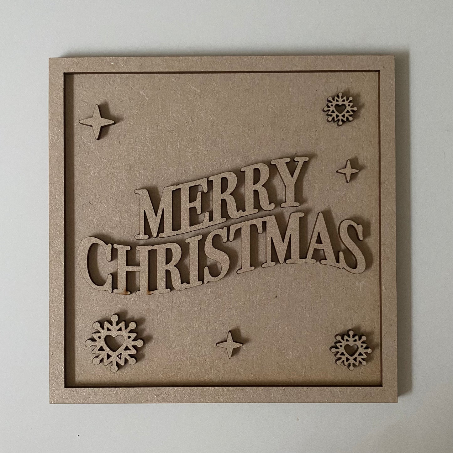19cm Merry Christmas Sign