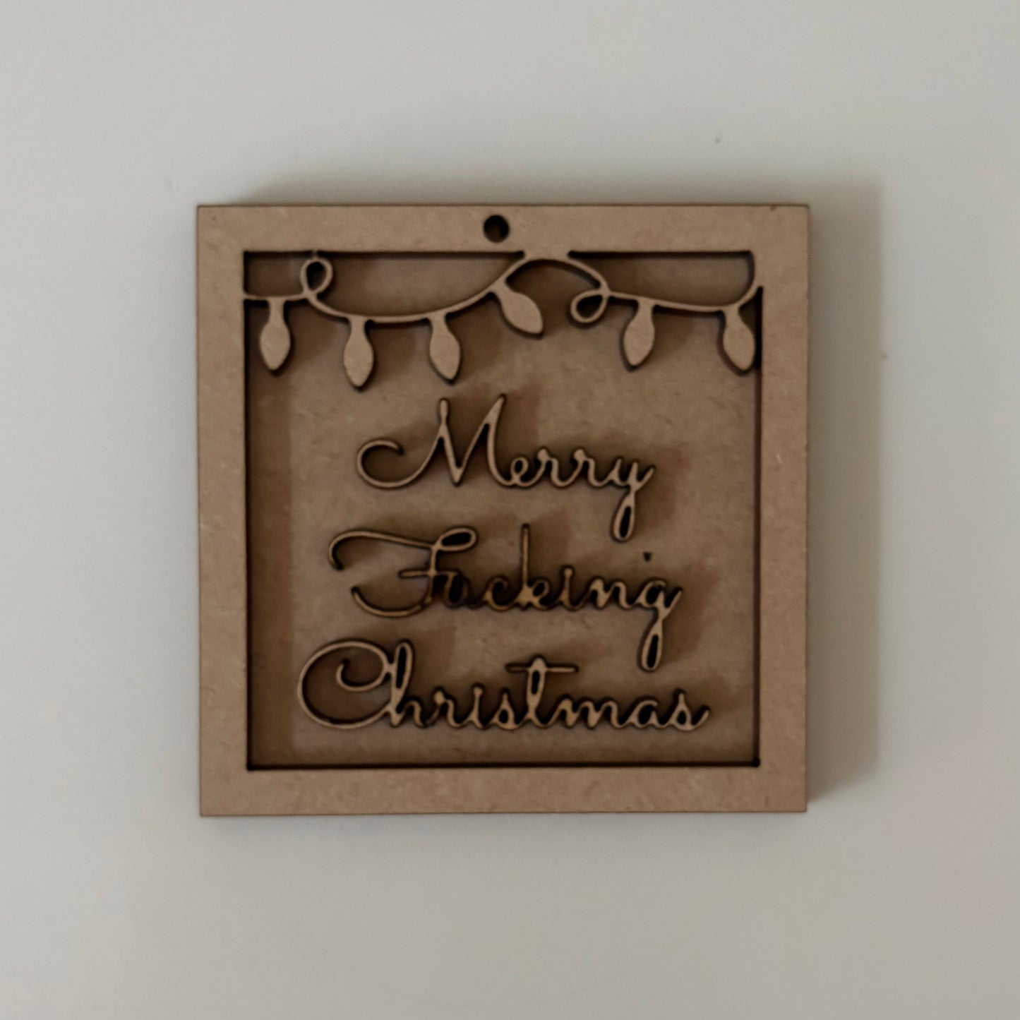 9cm Merry Fucking Christmas Mini Frame
