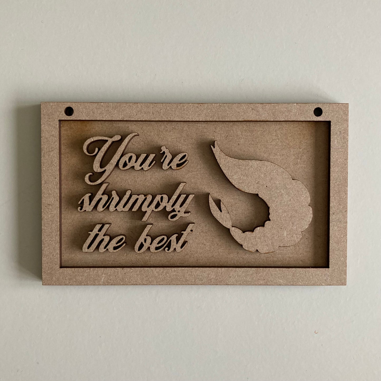 13cm You're Shrimply The Best Mini Frame