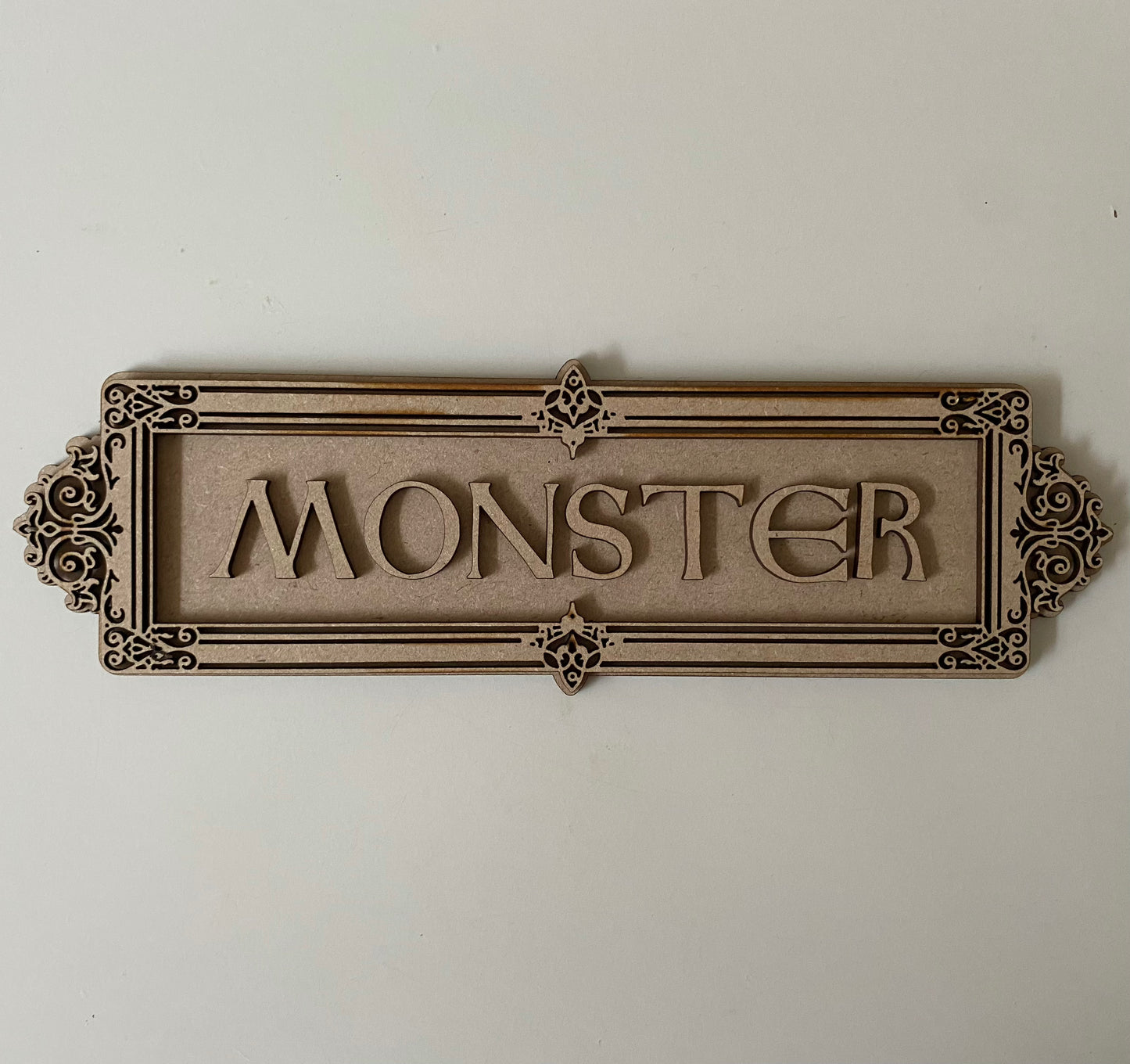 30cm Monster Sign