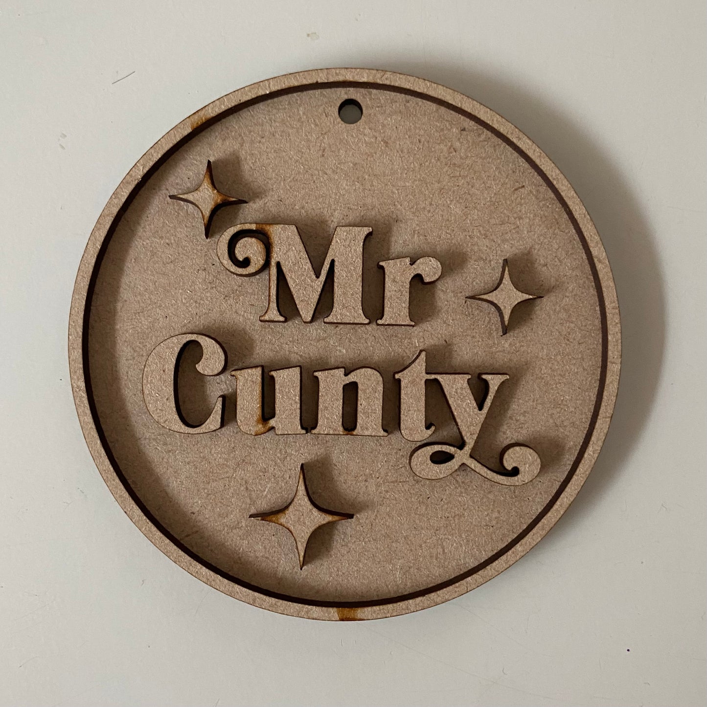 10cm Mr Cunty Bauble