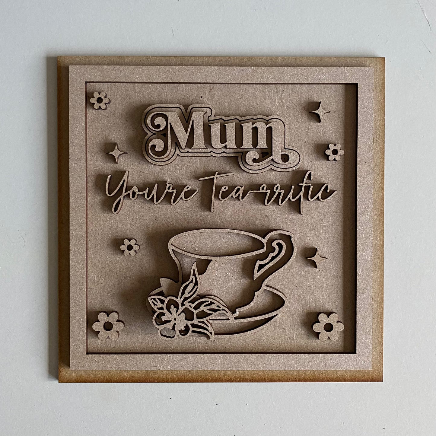 19cm Mum You're Tea-riffic