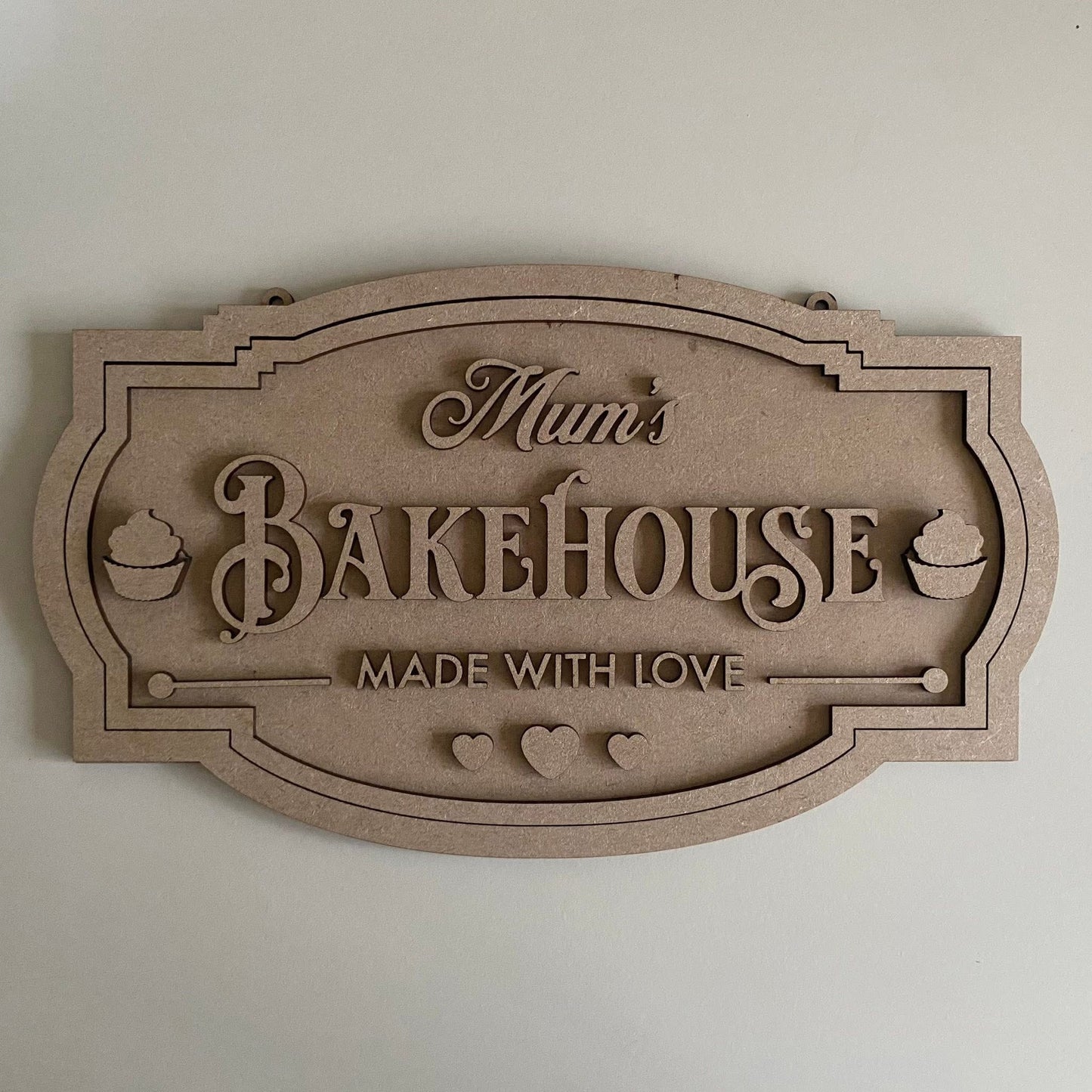 30cm Mum's Bakehouse Sign