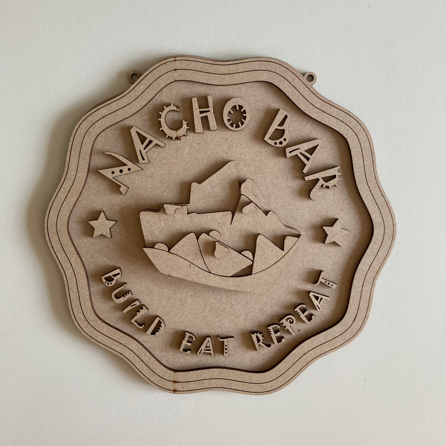 20cm Nacho Bar Sign