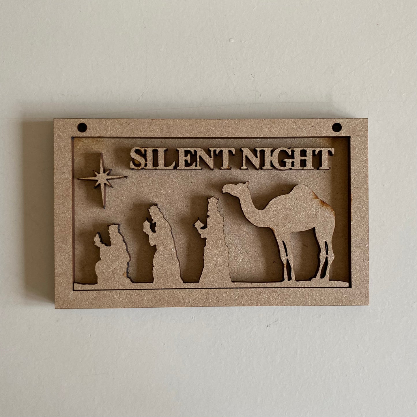 13cm Nativity - Silent Night Mini Frame