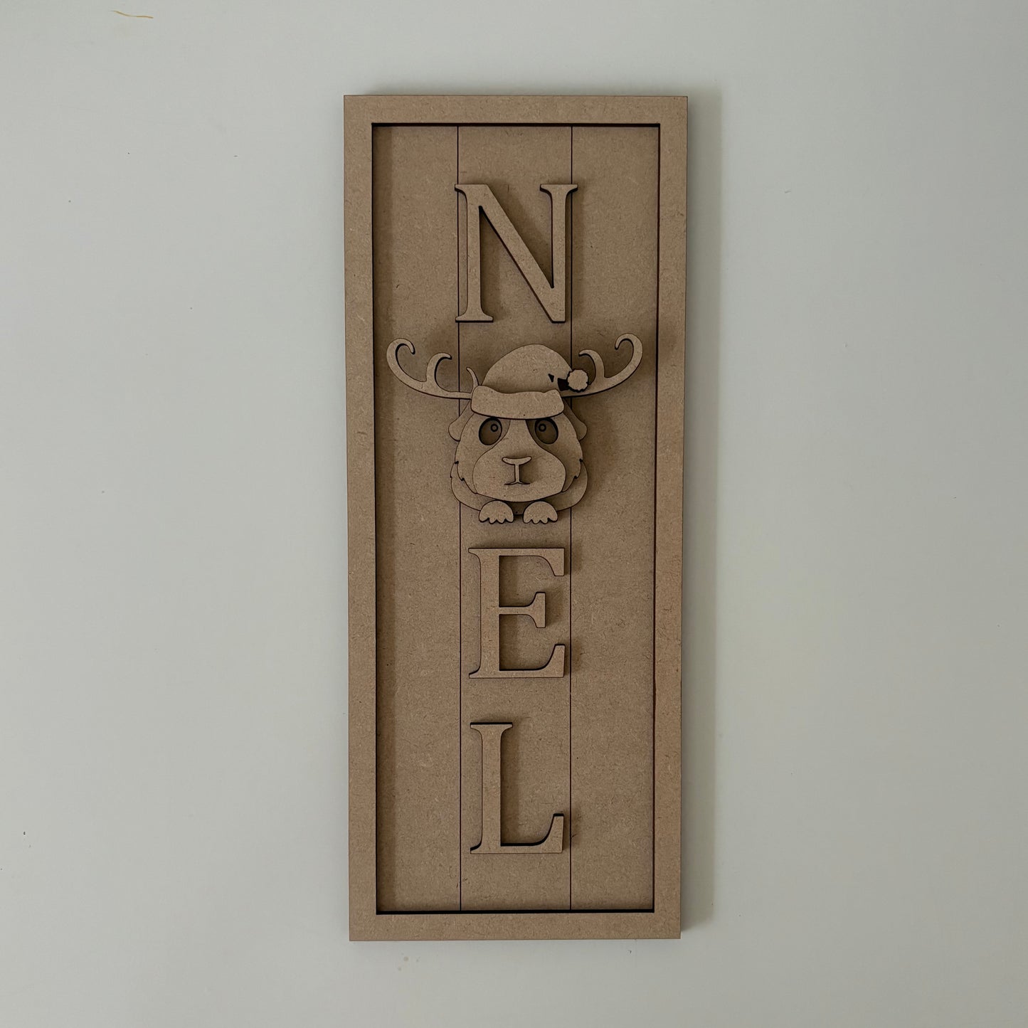 30cm Noel Guinea Pig Sign