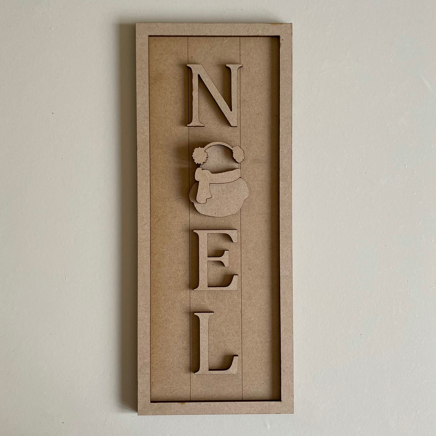 30cm Noel - Snowman Sign