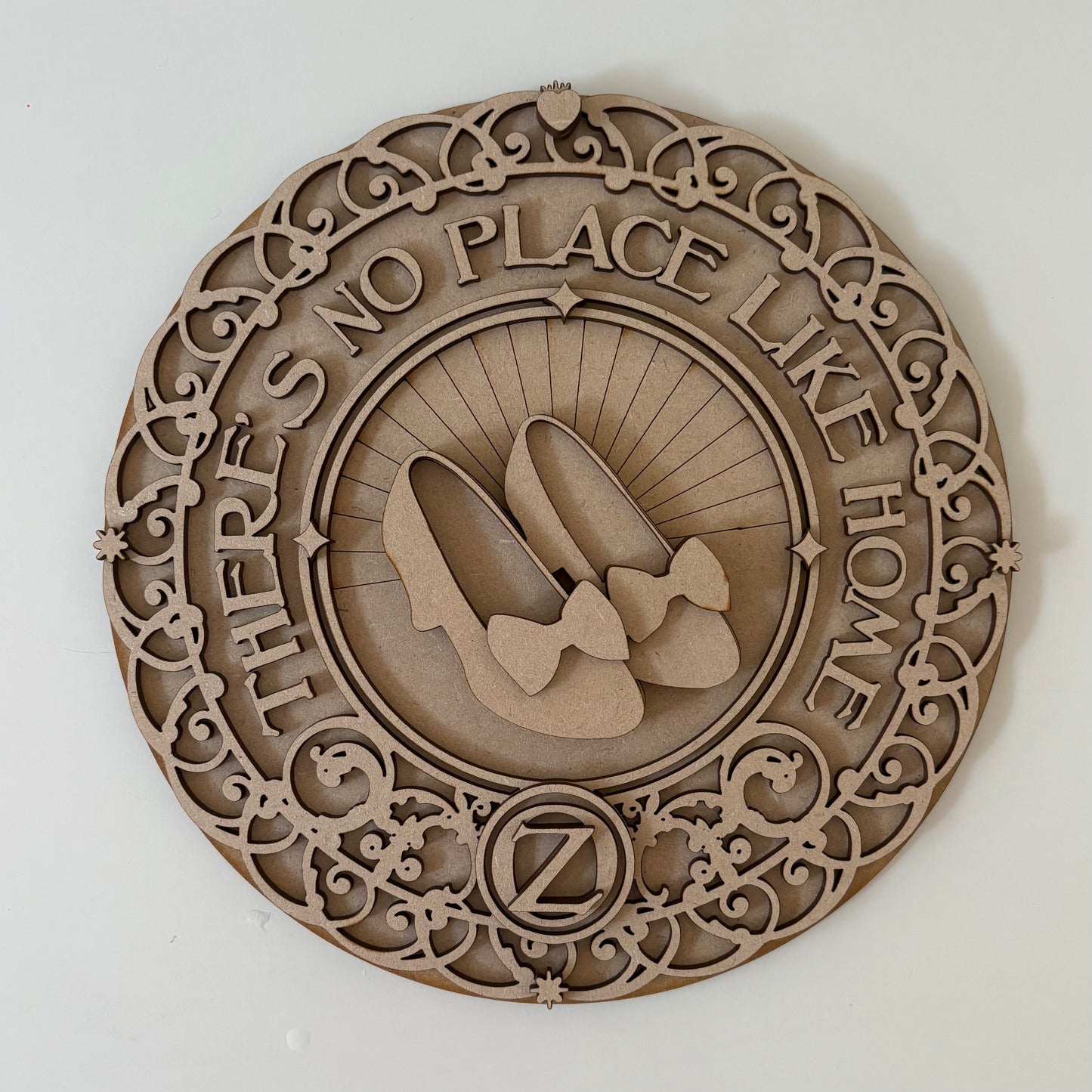 25cm There's No Place Like Home Sign
