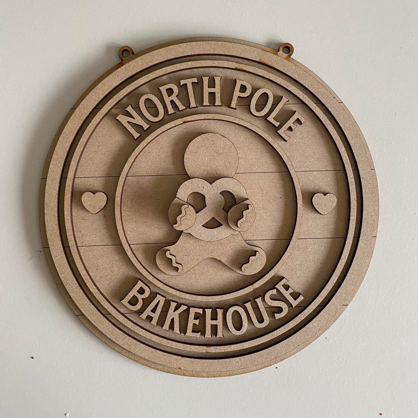 20cm North Pole Bakehouse Sign