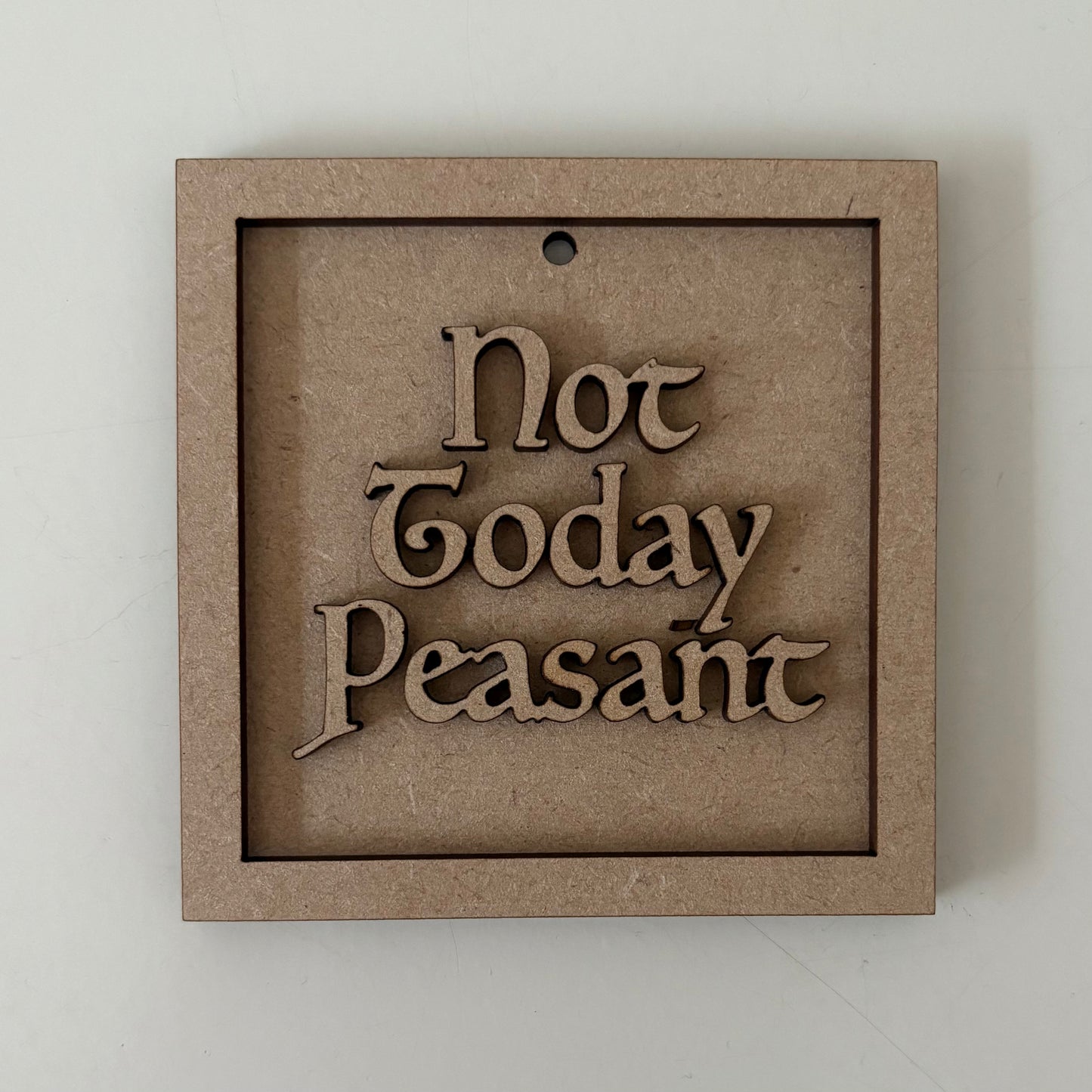 9cm Not Today Peasant Mini Frame