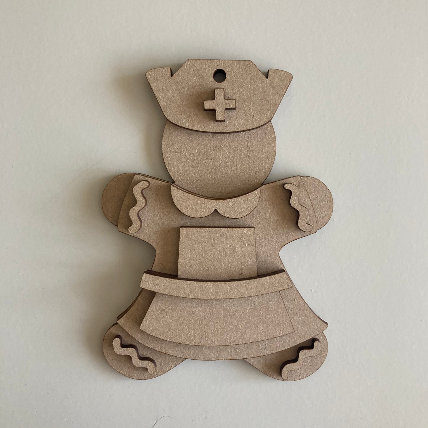 10cm Nurse Gingerbread Character