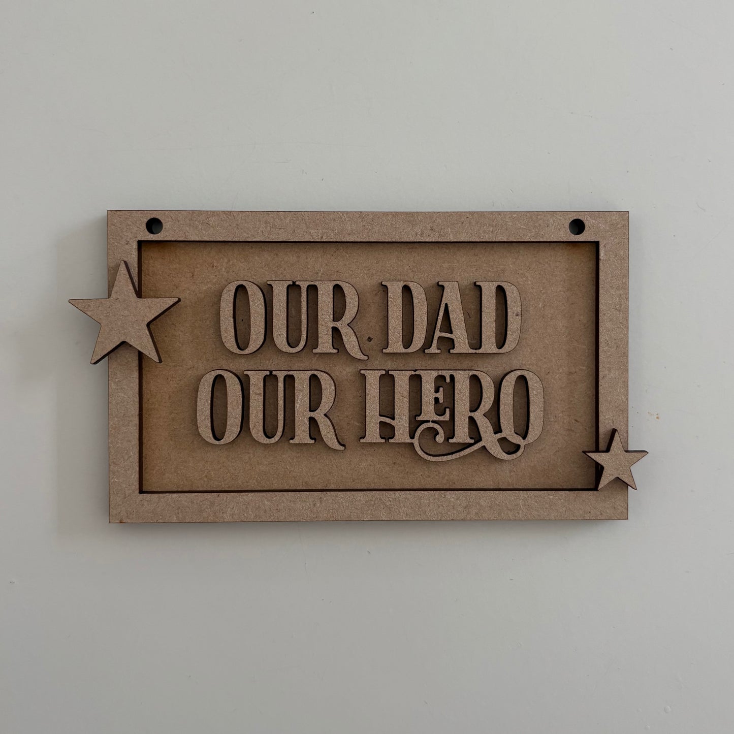 13cm Our Dad Our Hero Mini Frame