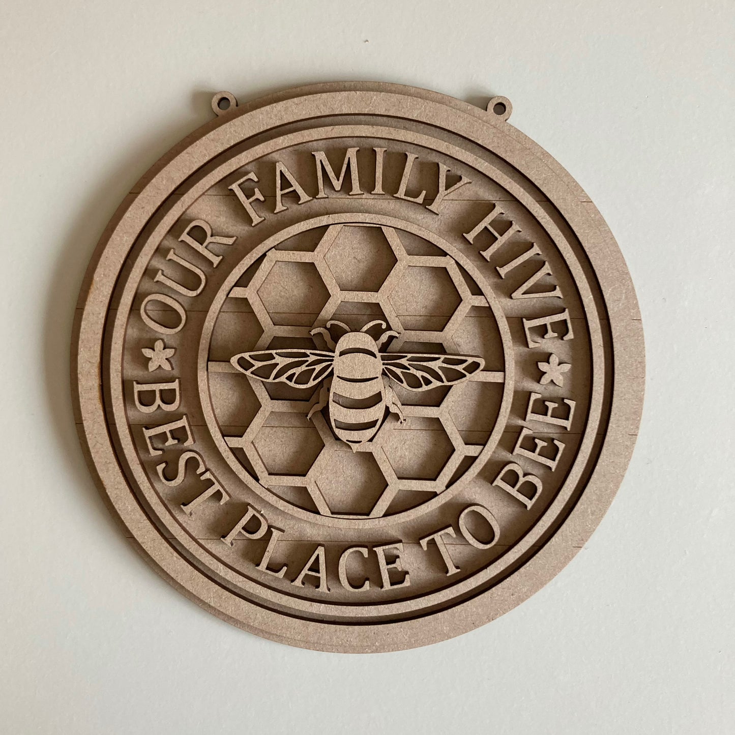 20cm Our Family Hive Sign