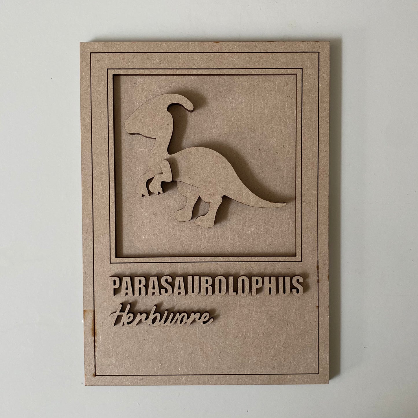 25cm Parasaurolophus Dinosaur Sign