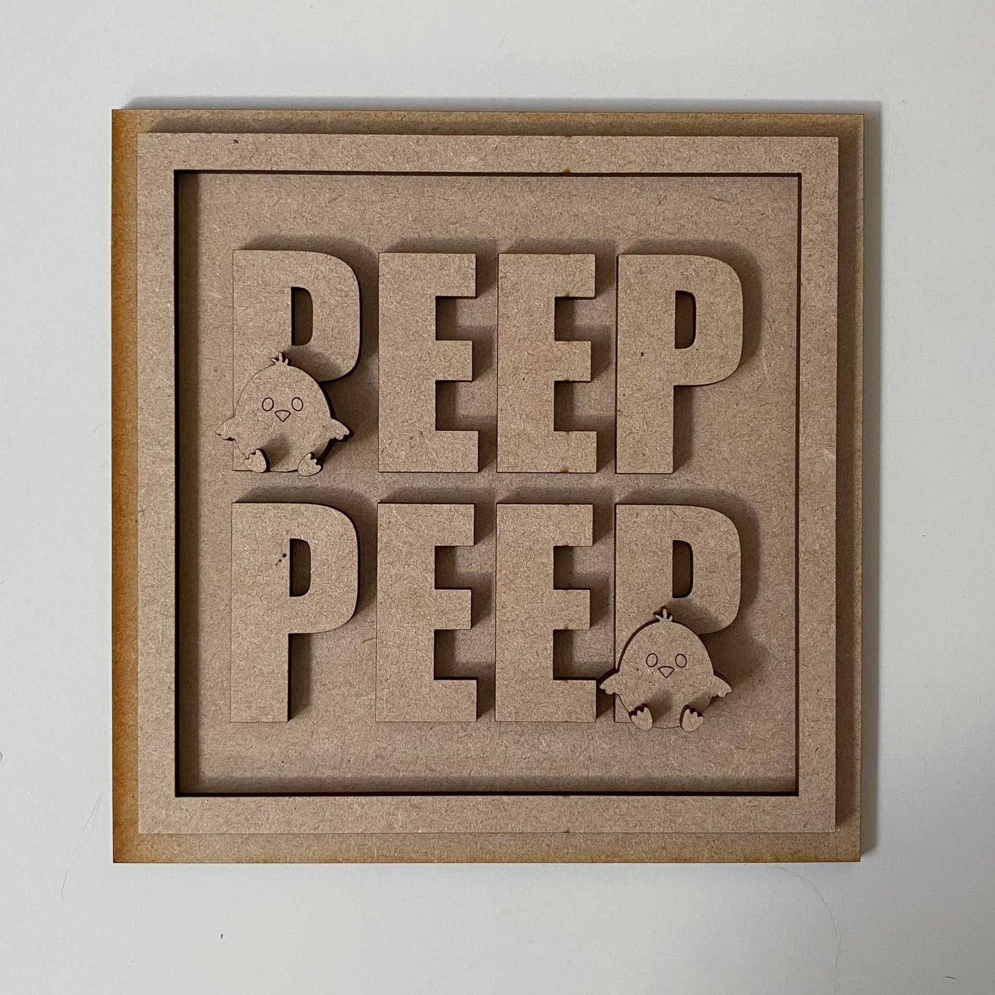 19cm Peep Peep Easter Sign