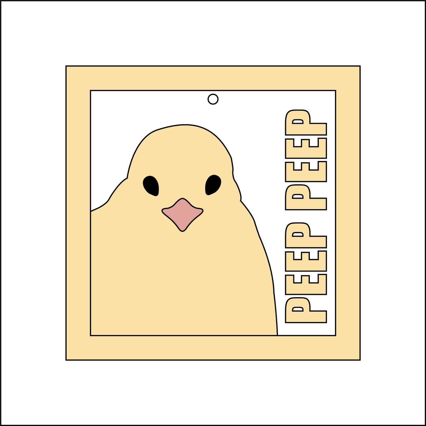 9cm Peep Peep Mini Frame