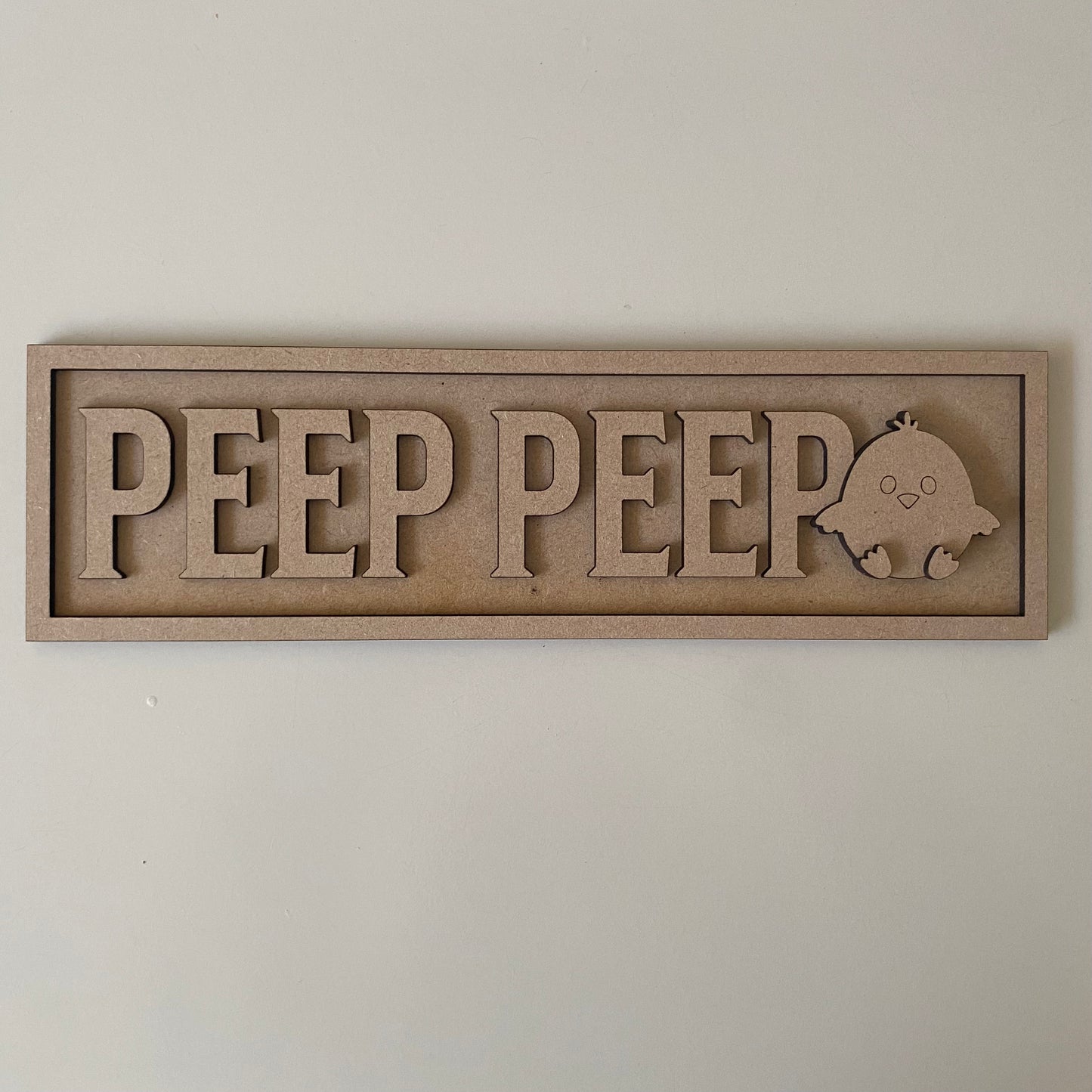 30cm Peep Peep Rectangle Sign
