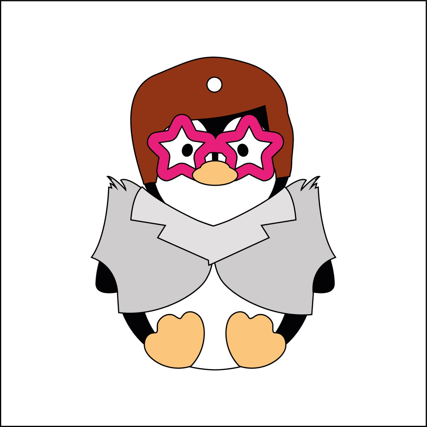 10cm Penguin Elton Decoration