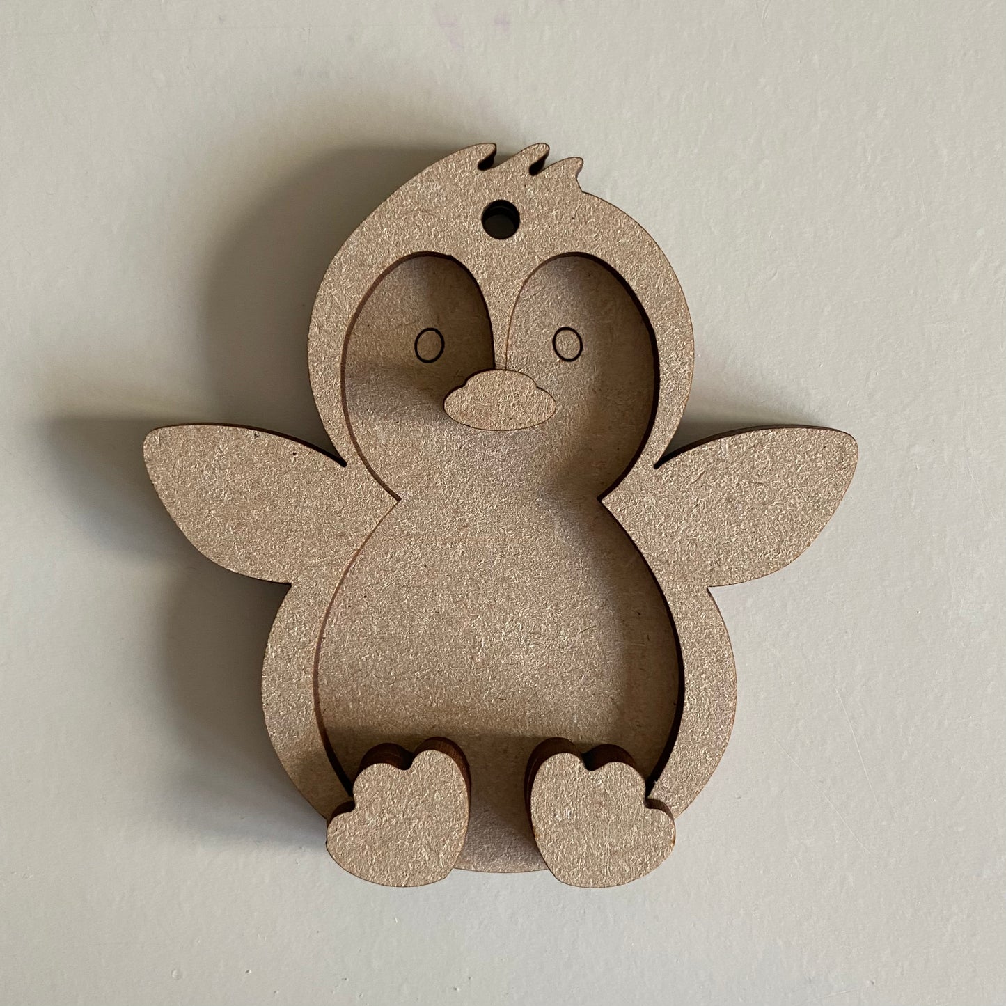 10cm Penguin Wings Up Decoration
