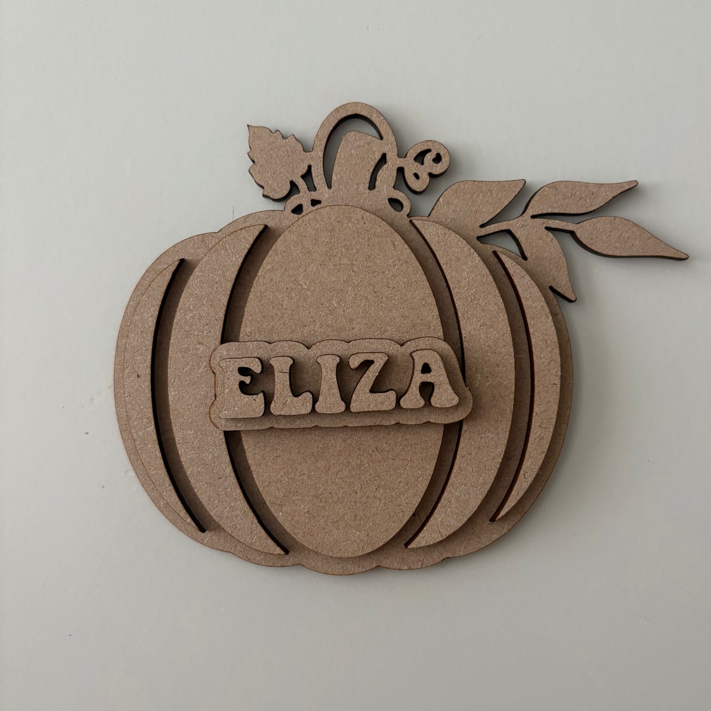 Personalised Boo Basket Pumpkin Tag