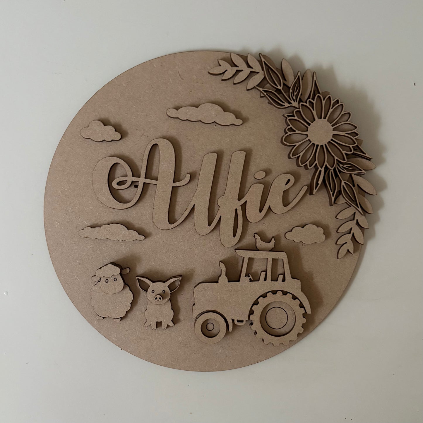 25cm Farm Personalised Sign