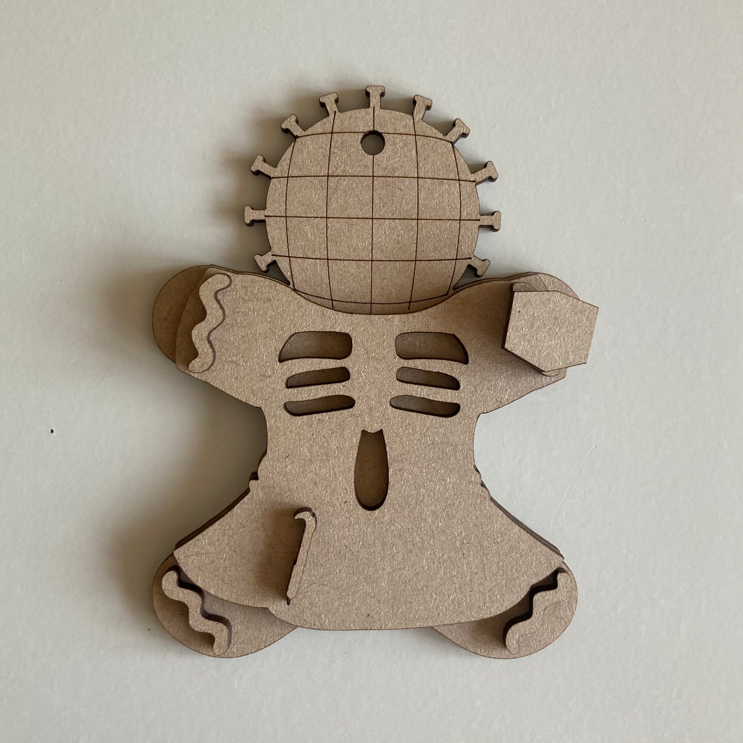 10cm Pinhead Gingerbread Character
