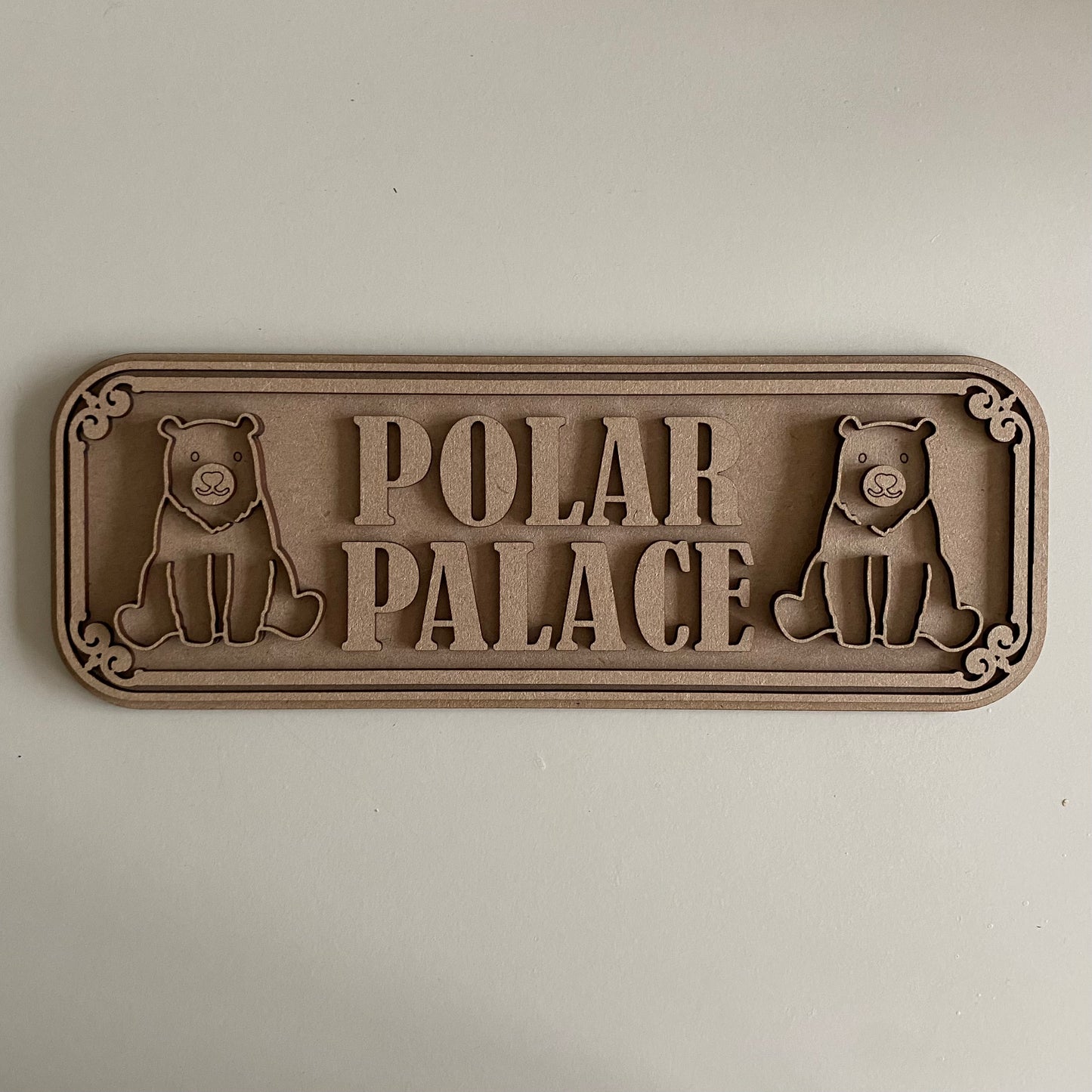 30cm Polar Palace Sign