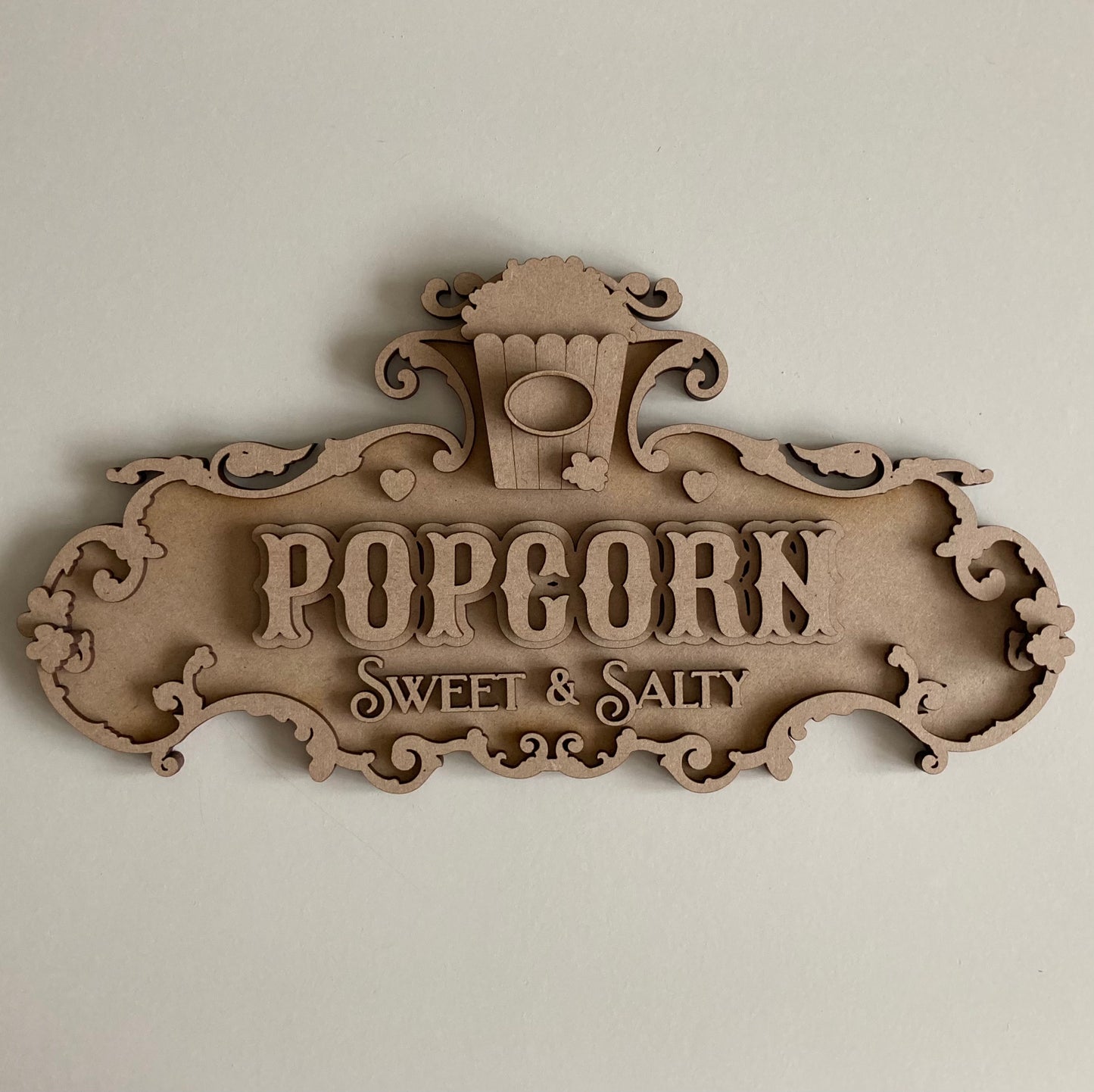 30cm Popcorn Fancy Sign